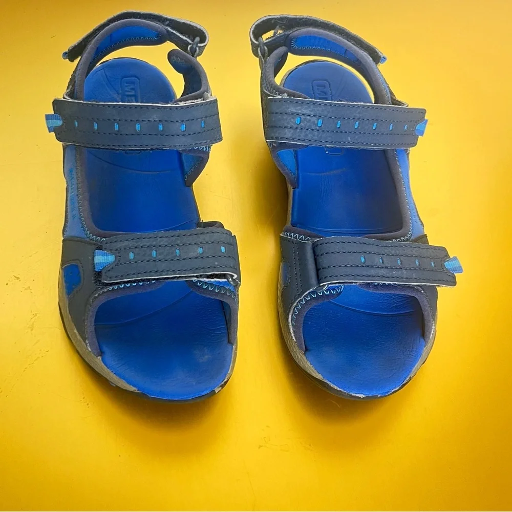 MERRELL BOYS PANTHER NAVY BLUE 2.0 SANDALS SIZE EU 35 US 4M